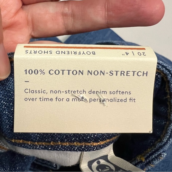 Universal Thread Women’s Blue Denim Boyfriend Shorts Size 20 4” Inseam - Picture 7 of 9